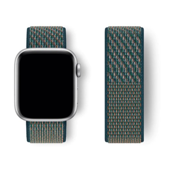 NEW BAND Crimson Green Strap Loop For Apple Watch - Picture 1 of 5